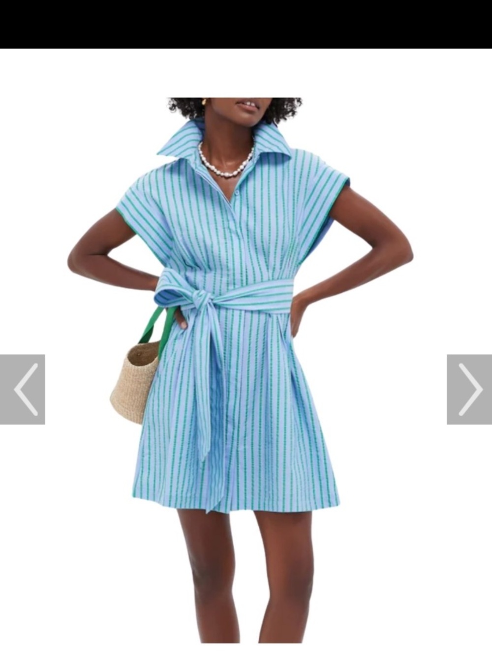 Tuckernuck Seersucker Mini Callie Dress NWT XS